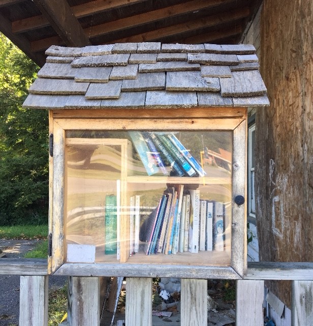Library blessing box at the abandon store